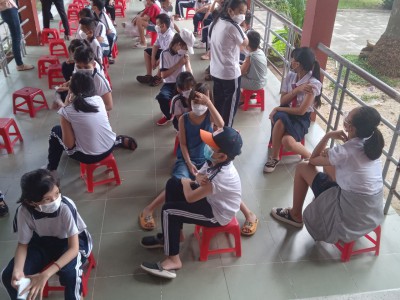Trường tiểu học Hiệp Thành tổ chức tiêm vacxin cho học sinh