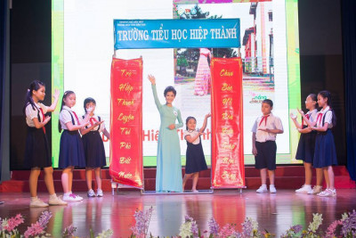 tiểu học Hiệp Thành đạt giải 3 hội thi " nét đẹp thầy trò"