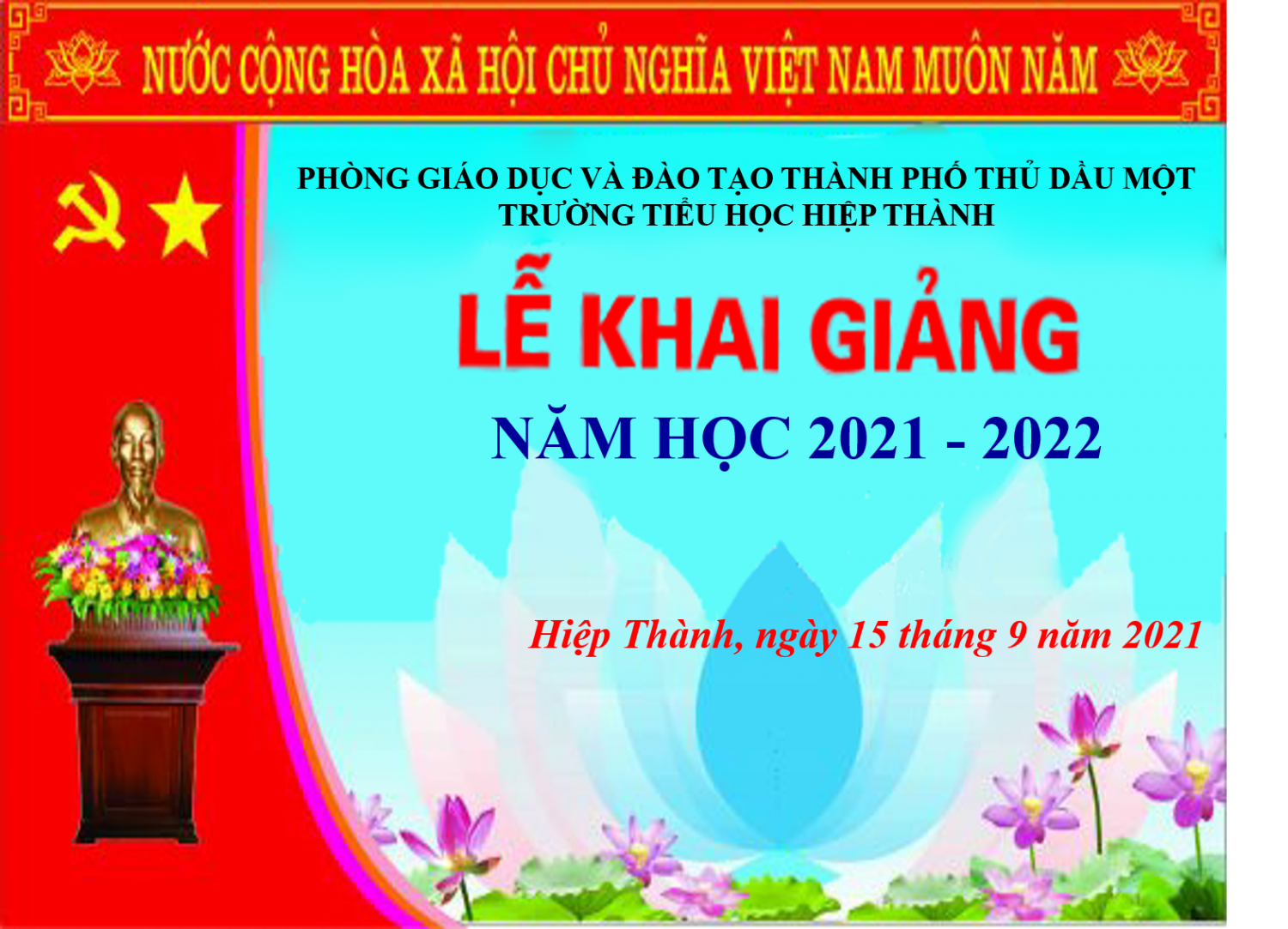 Lễ khai giảng năm học 2021-2022